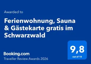 Ferienwohnung, Sauna & Gästekarte gratis im Schwarzwald - Image 5