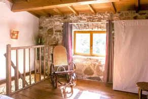Maison d'une chambre avec piscine partagee terrasse amenagee et wifi a Pougnadoresse - Image 5
