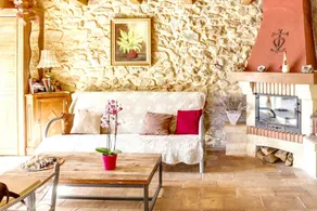 Maison d'une chambre avec piscine partagee terrasse amenagee et wifi a Pougnadoresse - Image 3