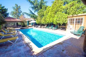10 bedrooms villa with private pool jacuzzi and enclosed garden at Sils - Image 3