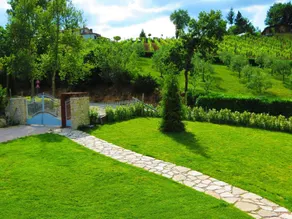 Studio mit Garten, Terrasse und Pool | Gartenblick - Image 4