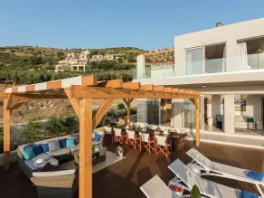 Lux Villa Near Falasarna Beach & a Restaurant, Private Pool & Sea View - Image 4