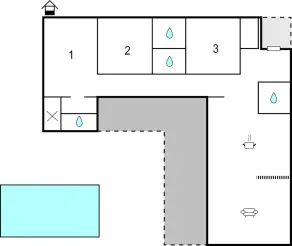 Awesome Home in Kunj With Wifi and 3 Bedrooms - Image 2