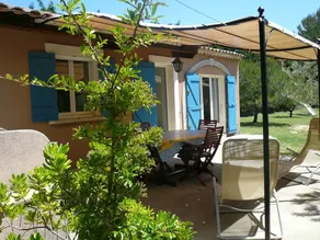 Typical House of South-east France With Blue Shutters - Image 5