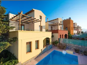 Villa, Private Pool, View Souda Bay in Very Nice Village, NW Coast Near Chania - Image 3