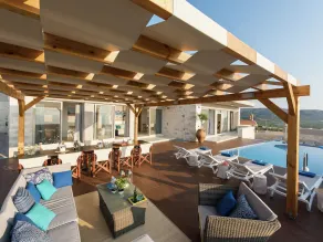 Lux Villa Near Falasarna Beach & a Restaurant, Private Pool & Sea View - Image 5