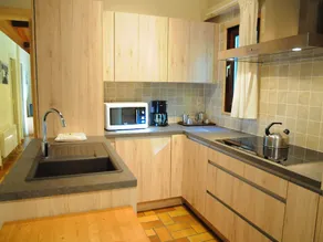 Wooden Chalet With Stove and Microwave Located in the Forest - Image 2