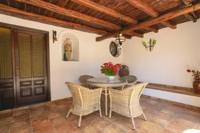 4 bedrooms villa with private pool jacuzzi and furnished garden at Santa Eularia des Riu - Image 2