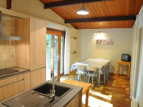 Wooden Chalet With Stove and Microwave Located in the Forest - Image 3