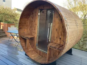 Contemporary Guest House With Outside Barrel Sauna - Image 3