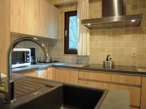 Wooden Chalet With Stove and Microwave Located in the Forest - Image 4