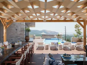 Lux Villa Near Falasarna Beach & a Restaurant, Private Pool & Sea View - Image 3