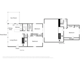 3br W/ 2 Decks & Sunroom 3 Bedroom Cottage - Image 2