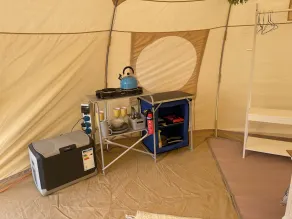 Impeccable 1-bed Bell Tent Near Holyhead - Image 3