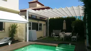 4 bedrooms villa with private pool enclosed garden and wifi at Tomares - Image 5