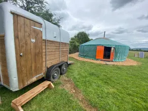 Beautiful Rural Yurt With Wood Fired hot tub - Image 2