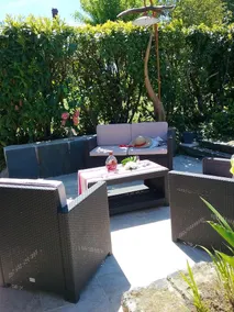 Villa de 3 chambres avec piscine partagee terrasse amenagee et wifi a Bosset - Image 5