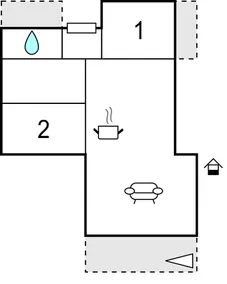 Amazing Home in Lagan With 2 Bedrooms and Internet - Image 2