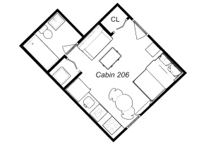 Enjoy A Little "Me Time" At Your Own Personal Oasis In The Windy City - 747 Lofts Cabin 206 by RedAwning - Image 2