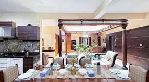 Lagoon Luxe 4BHK Luxury Terrace Pool Villa with Private Theatre & Pool Table by Spacez - Image 5