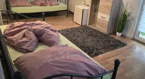 Mary Haus in Biebertal-Bieber, mit 2 App, 4 Zimmer und 8 Betten, 1 App, mit 3 Zimmer, 6 Betten, Bad, 1 App, mit 1 Zimmer, 2 Betten, Bad, mit Küche, WLAN, Parkplatz, Nähe Gießen und Wetzlar - Image 2