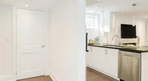 Bright 2 Bed Basement Near Square One Mall Family Friendly Stay - Image 3