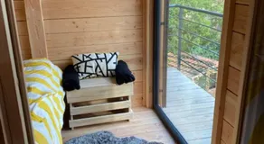 Le Moonloft insolite Tiny-House dans les arbres & 1 séance de sauna pour 2 avec vue panoramique - Image 4