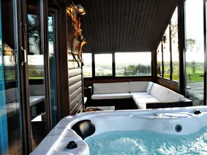 Chalet in Durbuy with Jacuzzi  Garden - Image 3