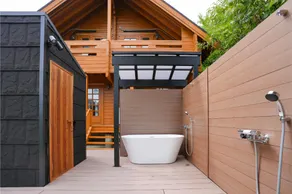 Private log house with sauna, open-air bath & BBQ - Image 3