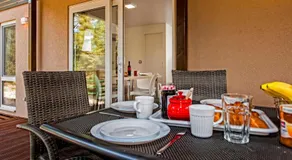 Eurocamp Mobile Homes at Campsite Porton Nature Hideouts - Image 5