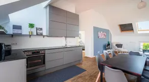 Sky Loft Leipzig - moderne Dachwohnung mit Terrasse und Blick aufs Rathaus - Image 3