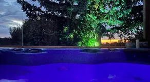 La k abane jacuzzi extérieur chauffée piscine de saison totalement privatisé - Image 3
