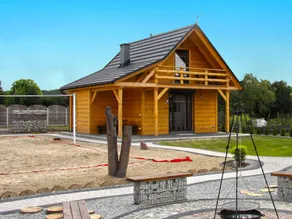 A wooden, eco-friendly house by the Goszcza lake Living room, 2 bedrooms - Image 3