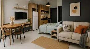 Studio lindíssimo Vila do Lago- 900m da vila - Image 2