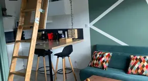 Étable rénovée en studio à la campagne - Image 2