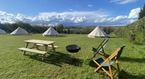 Home Farm Radnage 7 Glamping Bell Tent, with Log Burner and Fire Pit - Image 2