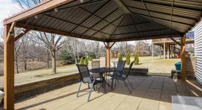 Charming 3-bedroom 1 bath basement nook with backyard view and gazebo - Image 5
