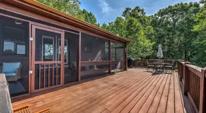 Peak-a-Blue Cabin - Watch Movies from Hot Tub, Mountain View, Bigfoot Bunker Game Room, Fire Pit, Oversized Deck, Screened-in Porch - Image 3
