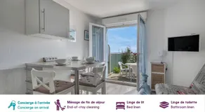 Appart avec terrasse et vue mer - 30m de la plage - Image 3