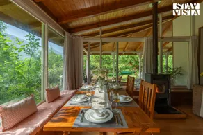 StayVista at Mayflower Aramgarh in middle of Orchards with Lawn, Bonfire, BBQ - Image 2