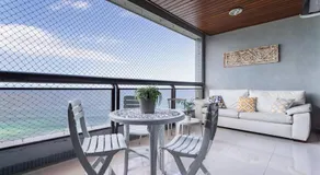 Vista DE CINEMA do 19 andar da Praia BARRA da TIJUCA - Portaria 24h, Estacionamento, Wi-Fi 35mbps, Ar Condicionado - BANHEIRO RECEM REFORMADO - Image 5