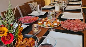 Urlauben mit Genuss im FOODIEVERSUM, Sonnenterasse mit Flussblick, Privatköchin-Verpflegung möglich - Image 2
