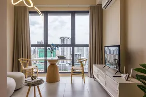 Designer Suites 2BR Apartment in Penang near George Town Self Check-In WiFi Partial Seaview - Image 2