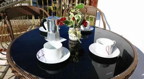 Ferienwohnung mit Terrasse und Grill | Gartenblick - Image 5