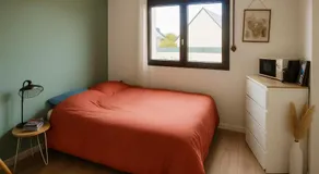 Chambre privée 350 m de la mer et proche et gr34 avec coin repas et micro onde - Image 2