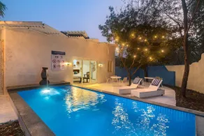 SaffronStays Kairos Zeus, Karjat - Greek style pool villa near Camp Max - Image 2