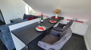 Ihr Ticket ins Blaue - 5-Sterne-Rooftop-Ferienwohnung im Kurviertel 412 - Image 2