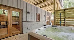 WolfCabin Lux Family Home, Fire Pit, Hot Tub, ADA ramp, ez paved rds - Image 3