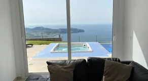 Half of the luxury villa with sea view and pool in natural park - Image 5