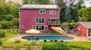 Historic Barn Retreat w/ Pool & Pond Views Longview Pond Lodge by Avantstay - Image 1